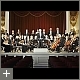 Gruppenbild des Haydnorchesters Eisenstadt mit Dirigent Wolfgang Lentsch, vor der Auffüung des Mozart-Requiems im Haydnsaal - Schloss Esterházy (bearbeitetes Panoramabild)
